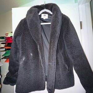 Cozy Black Sherpa Jacket